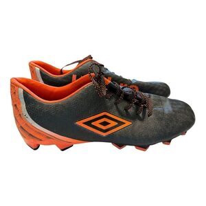 Umbro Men's Size 13 Club 3.0 Soccer Cleats Orange Black Firm Ground Multi Ground